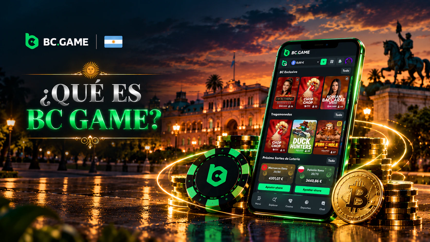 BC. Game para jugadores en Argentina