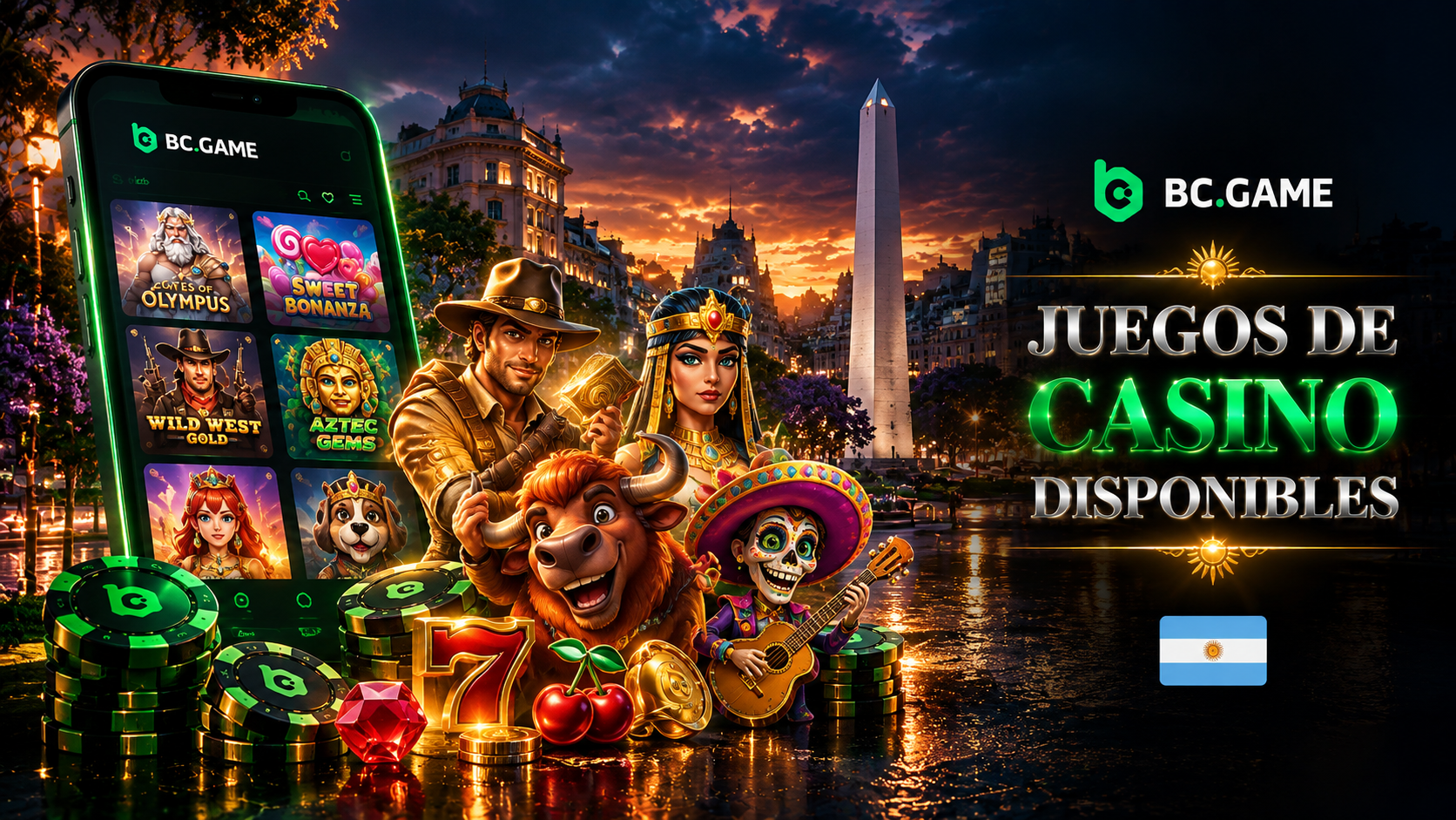 Juegos de casino disponibles Argentina